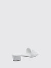 calfskin mules with cut-out dg monogram