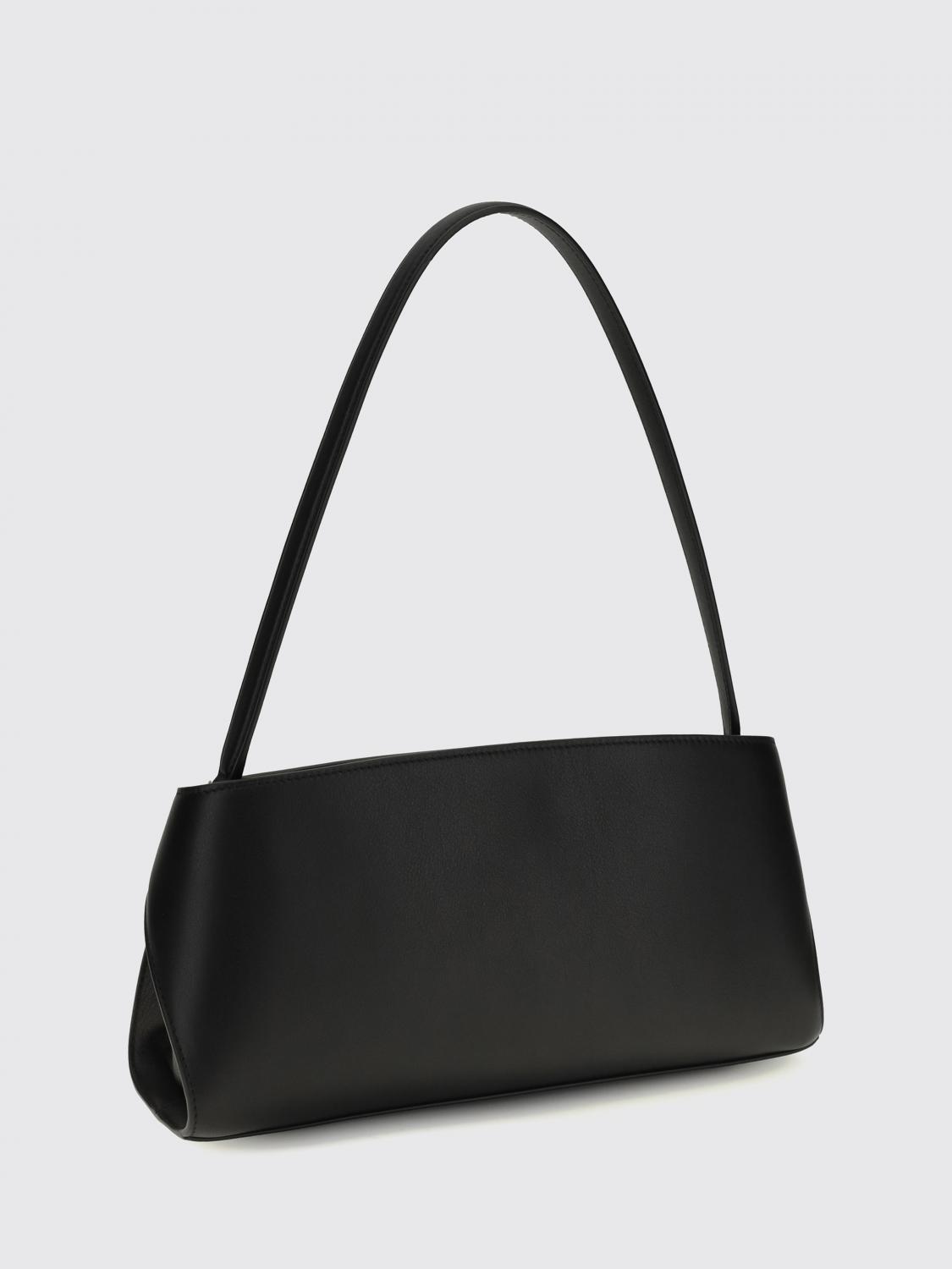 hug east-west smooth calf leather shoulder bag