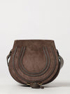 marcie mini crossbody bag chloé in suede calfskin