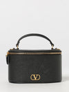 vanity mini bag in grained leather with vlogo signature