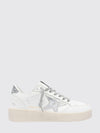 ball star 2 distressed leather and mesh sneakers