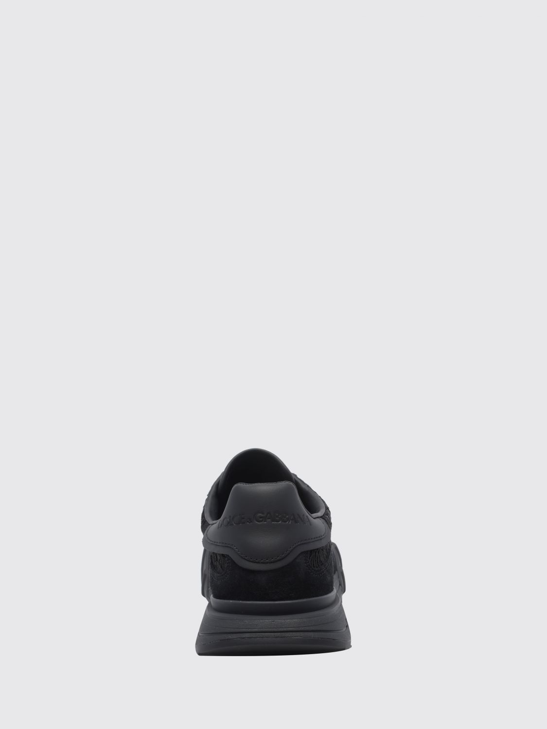 dg athletic low-top sneakers in lace and suede