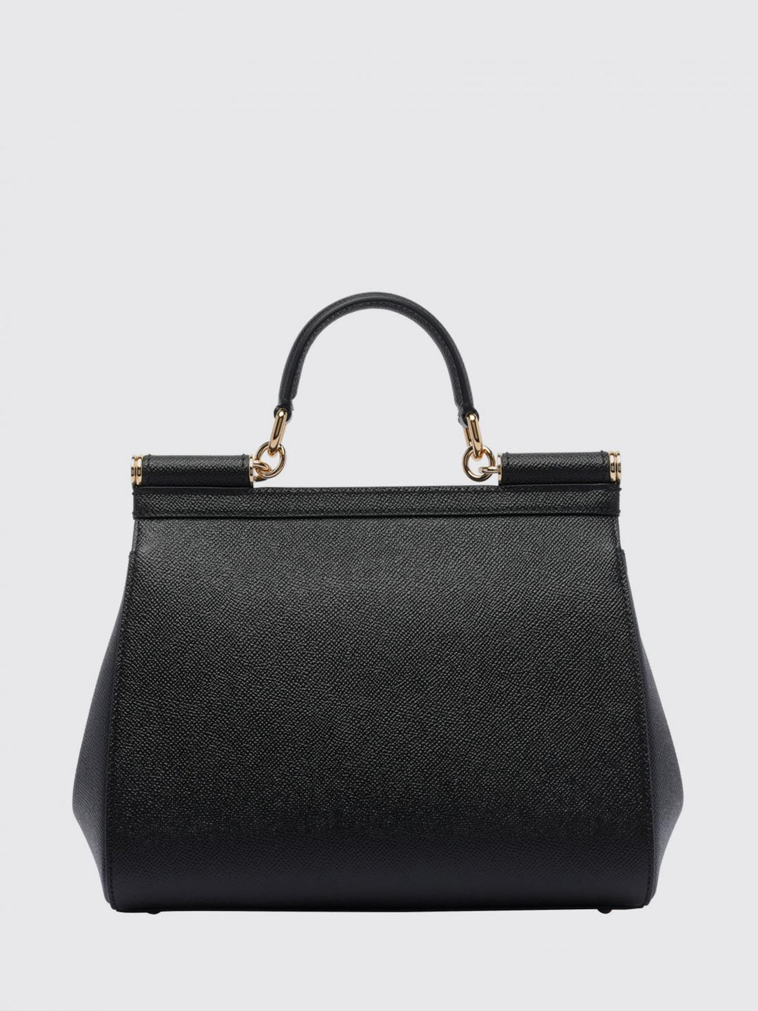 DOLCE &amp; GABBANA OS sicily grained calfskin leather handbag with shoulder strap
