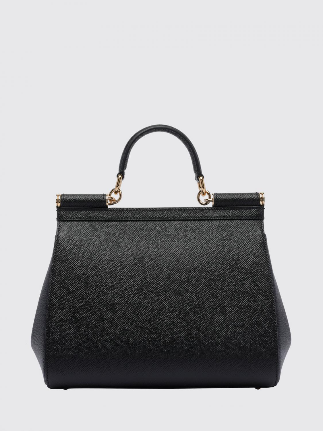 sicily grained calfskin leather handbag with shoulder strap