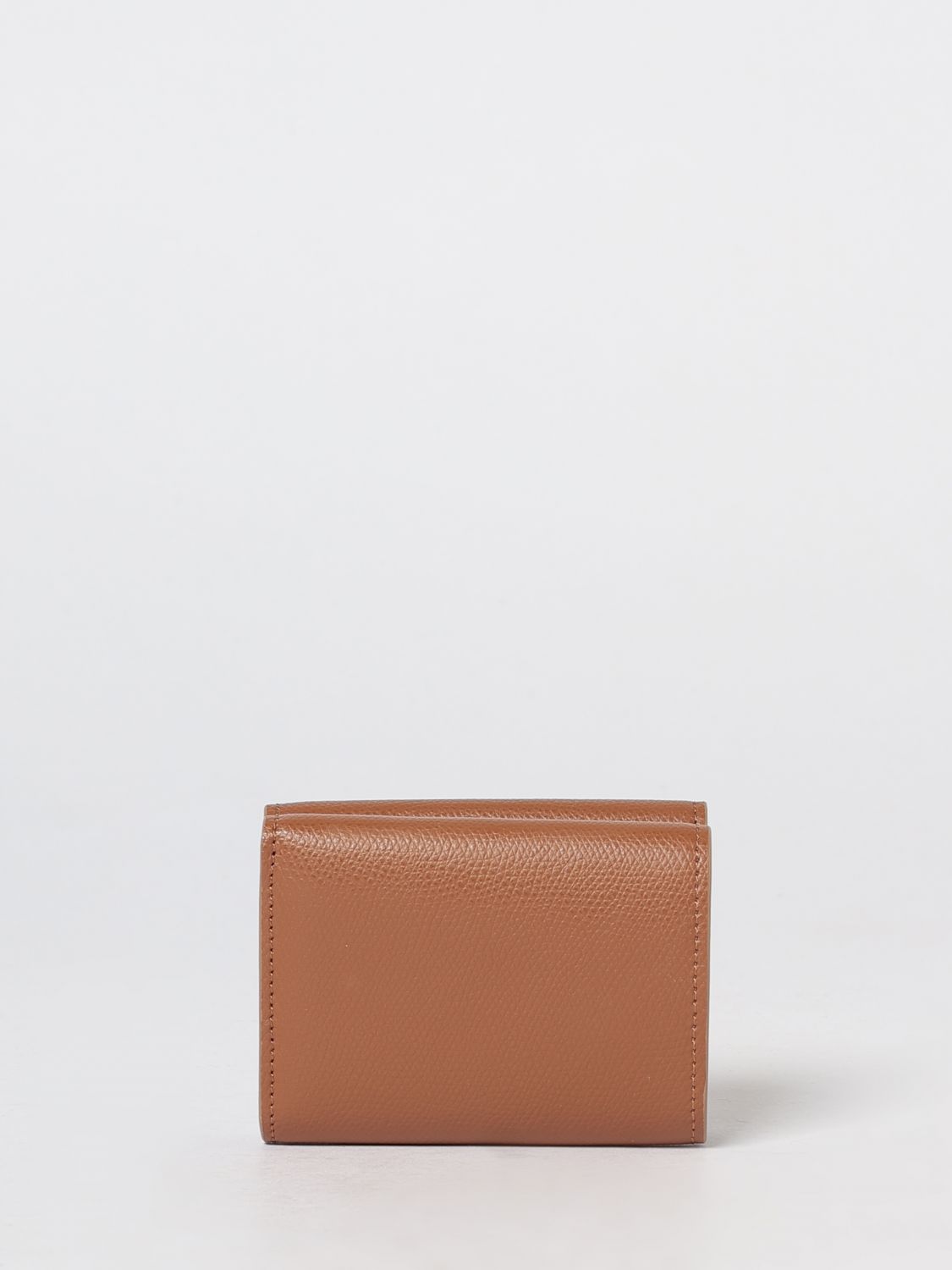 ff diamonds grained leather tri-fold wallet with monogram