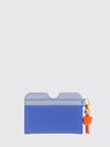ff diamonds bicolor calfskin card holder with charm