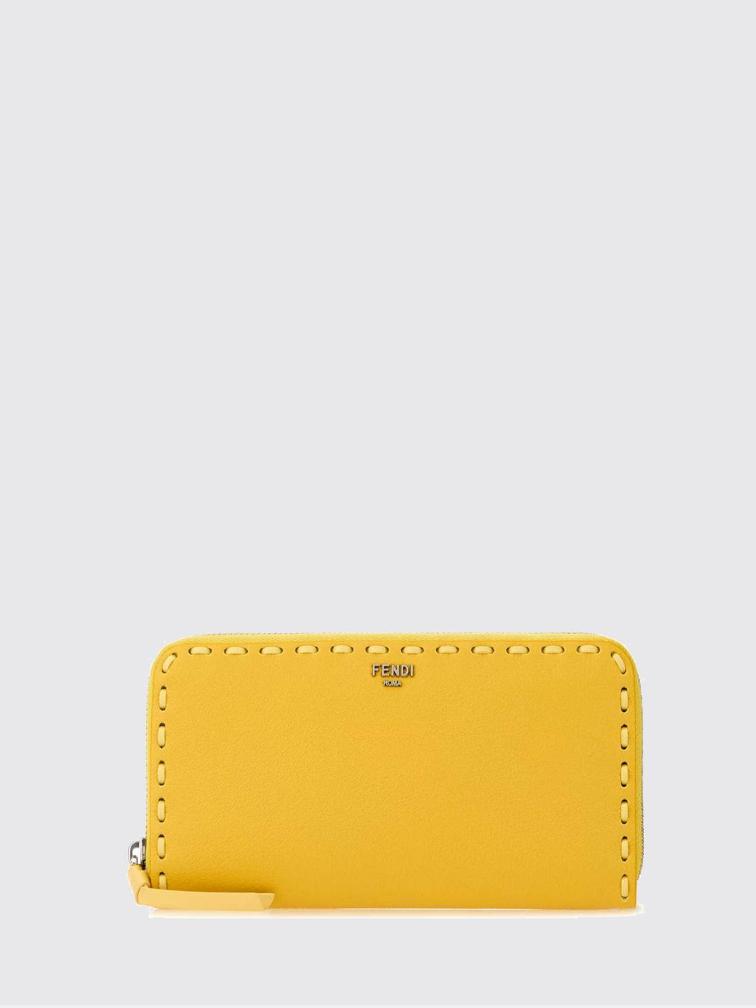 FENDI OS selleria continental zip-around calfskin wallet