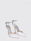 saeda crystal-embellished satin high-heel pumps