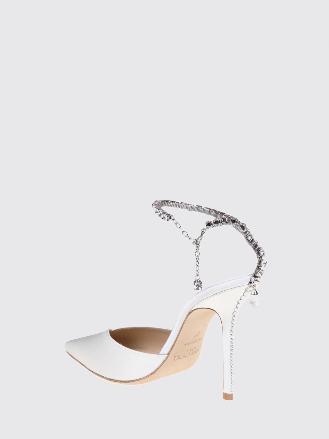 saeda crystal-embellished satin high-heel pumps