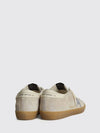 super-star suede sneakers with glitter logo and embroidery