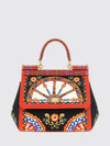 sicily mini handbag with 'carretto siciliano' print