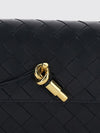 andiamo mini intrecciato lambskin bag with chain strap