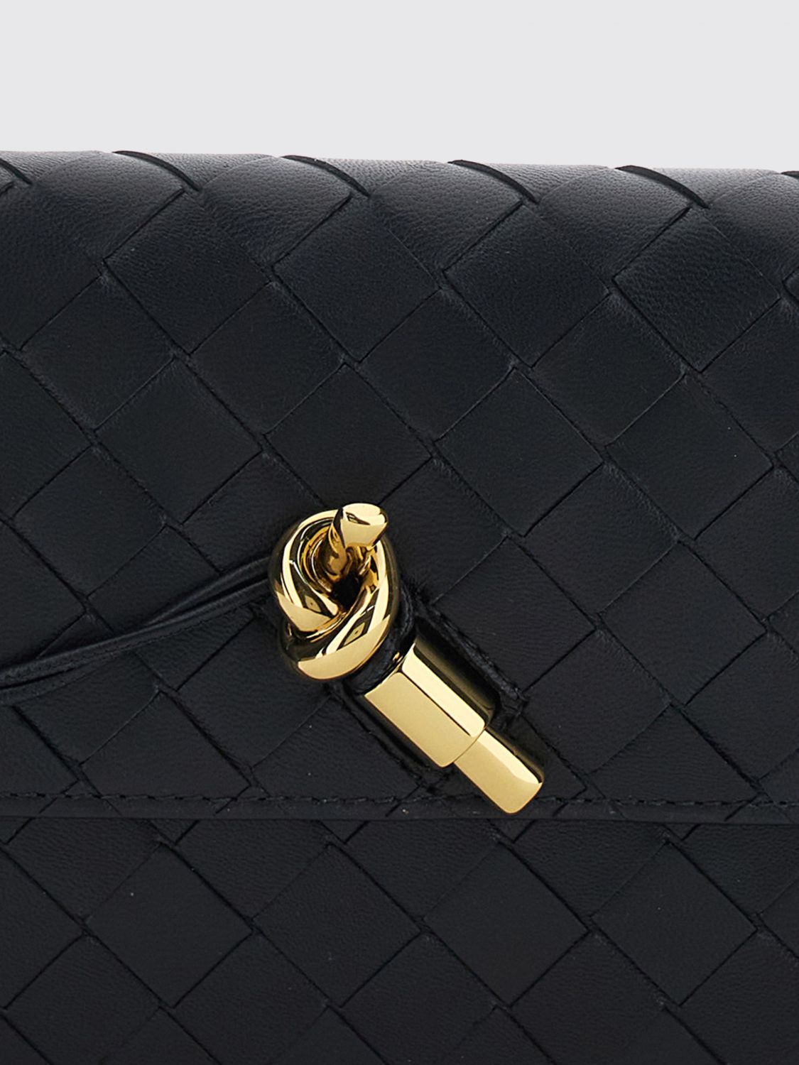 andiamo mini intrecciato lambskin bag with chain strap