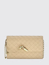 andiamo mini intrecciato lambskin bag with chain strap