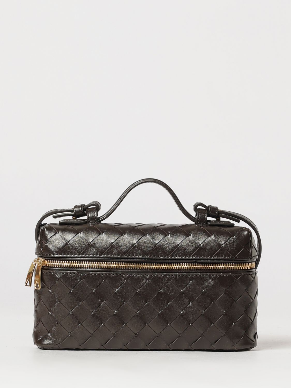 bang bang mini handbag in intrecciato calfskin leather