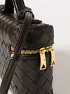 bang bang mini handbag in intrecciato calfskin leather