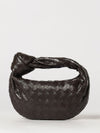 jodie mini handbag in intrecciato leather with knotted handle