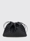 dustbag intrecciato calfskin bucket bag with drawstring