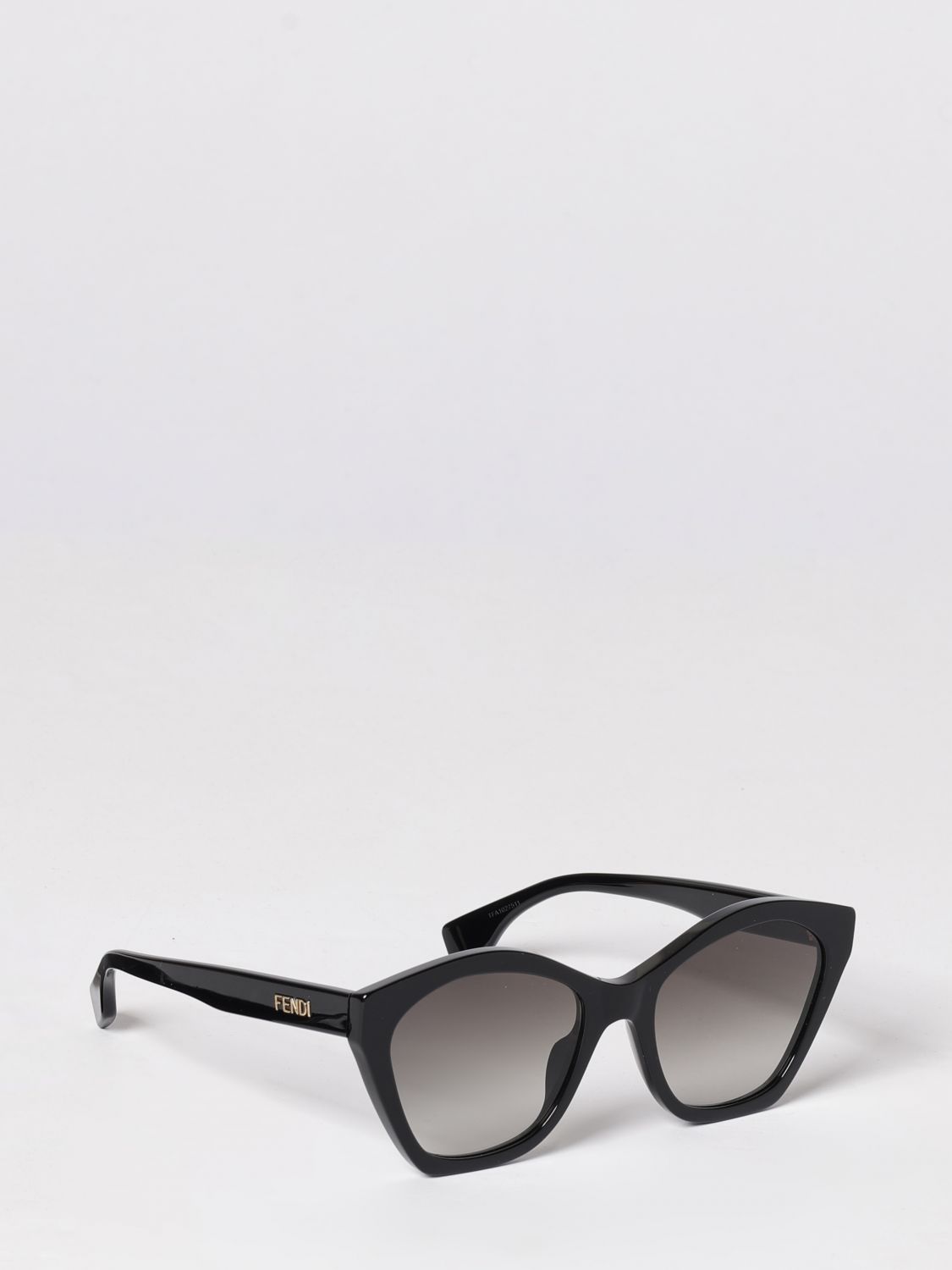 oversized irregular-shaped sunglasses in acetate with logo