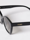 oversized irregular-shaped sunglasses in acetate with logo