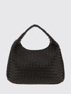 campana intrecciato lambskin hobo bag with woven handle