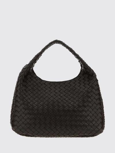 campana intrecciato lambskin hobo bag with woven handle