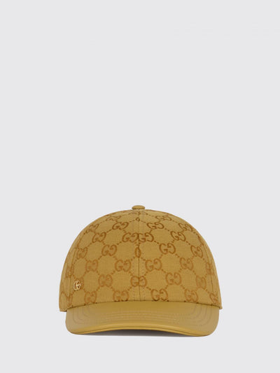 gg monogram jacquard baseball cap with embroidered logo