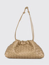 dustbag notte woven calfskin leather bucket bag