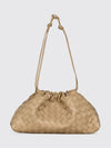 dustbag notte woven calfskin leather bucket bag