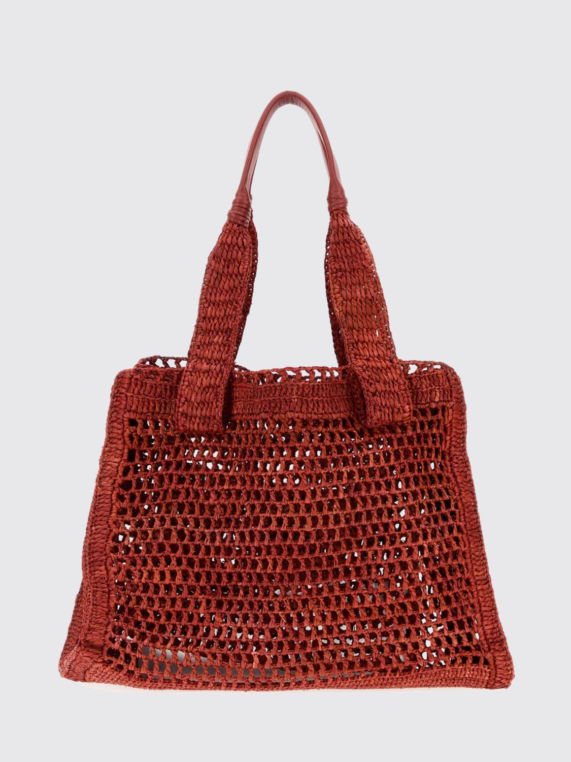 summer banana chloé crochet raffia tote bag with embroidered logo