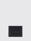lambskin card holder with six slots and embossed ff logo