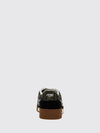 match suede and ff monogram jacquard sneakers