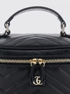 gg marmont mini handbag in chevron matelassé nappa leather