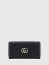 gg marmont chevron matelassé nappa continental wallet