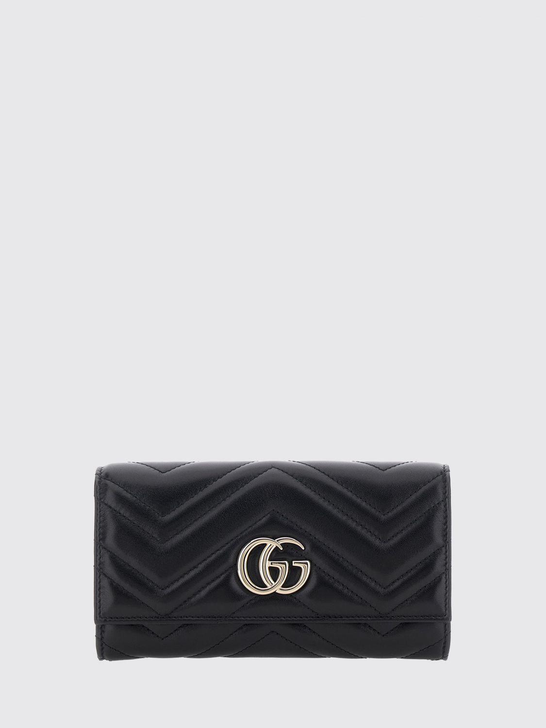 gg marmont chevron matelassé nappa continental wallet