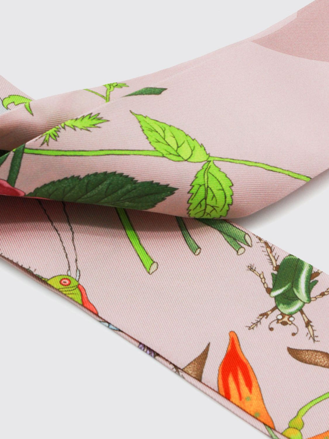GUCCI OS floral print silk bandeau scarf with logo