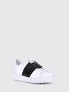 rockstud untitled sneakers in smooth leather with studs