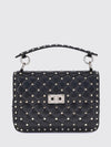 rockstud spike mini handbag in quilted nappa with studs