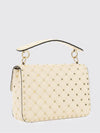 rockstud spike mini handbag in quilted nappa with studs