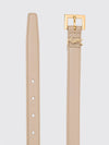 cassandre calfskin leather belt with ysl monogram buckle
