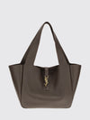 le 5 à 7 bea tote bag in deer leather with ysl monogram