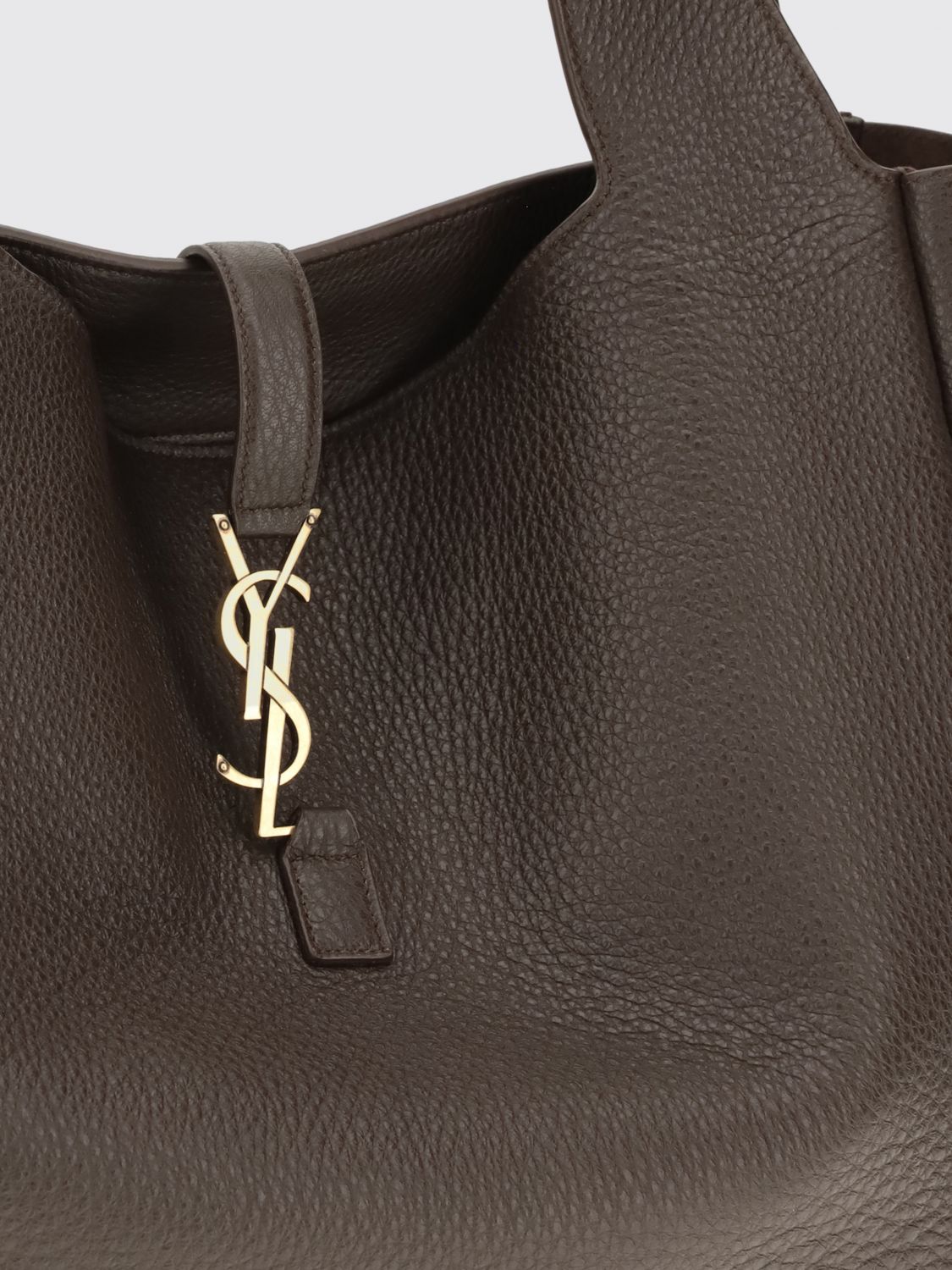 le 5 à 7 bea tote bag in deer leather with ysl monogram