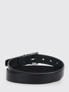 cassandre calfskin leather belt with ysl monogram buckle