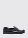 penny loafers in smooth calfskin leather with ysl monogram