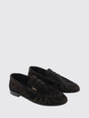 le loafer suede loafers with ysl monogram