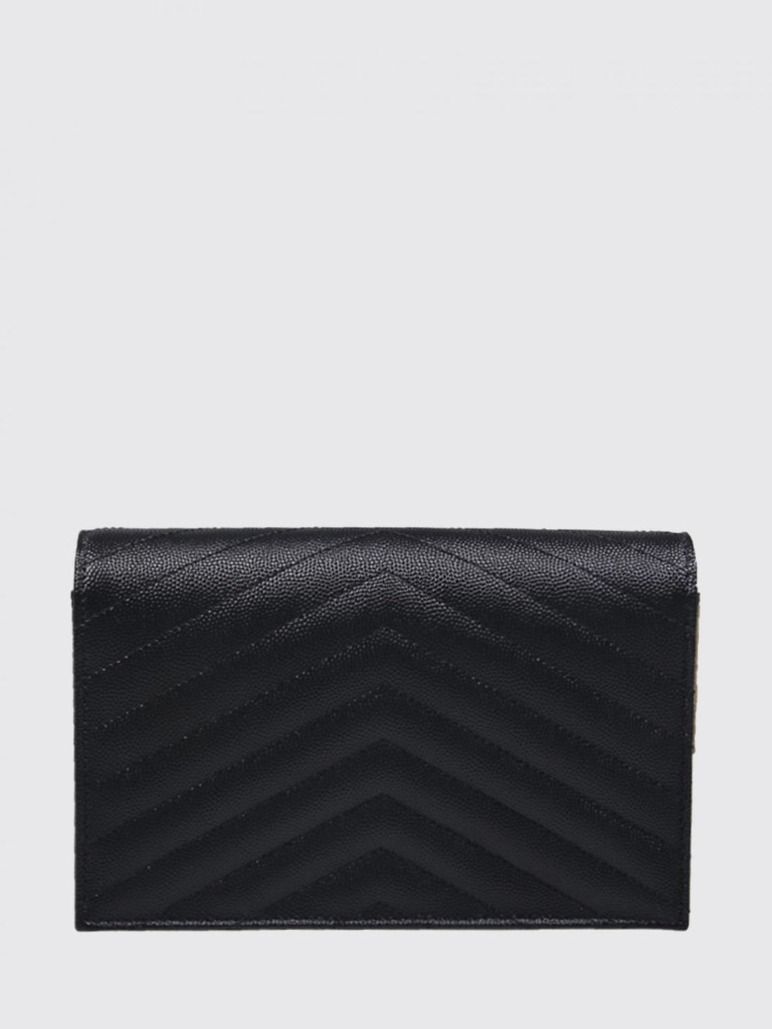 SAINT LAURENT OS quilted leather envelope mini bag with ysl monogram