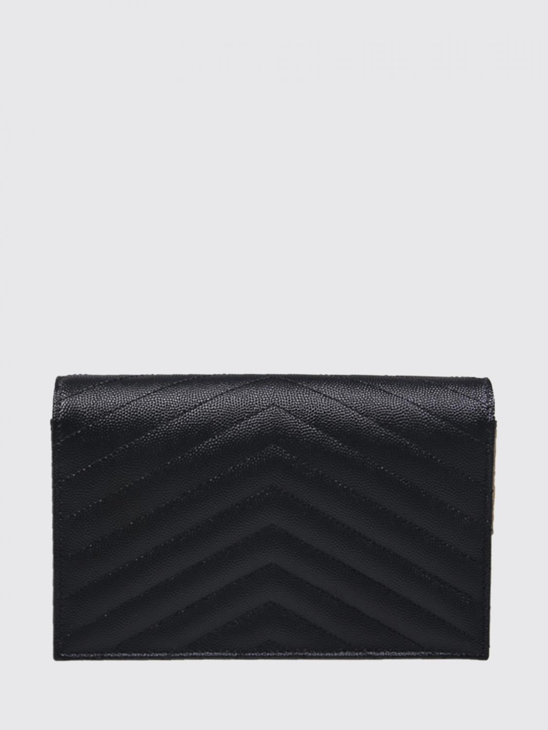 quilted leather envelope mini bag with ysl monogram