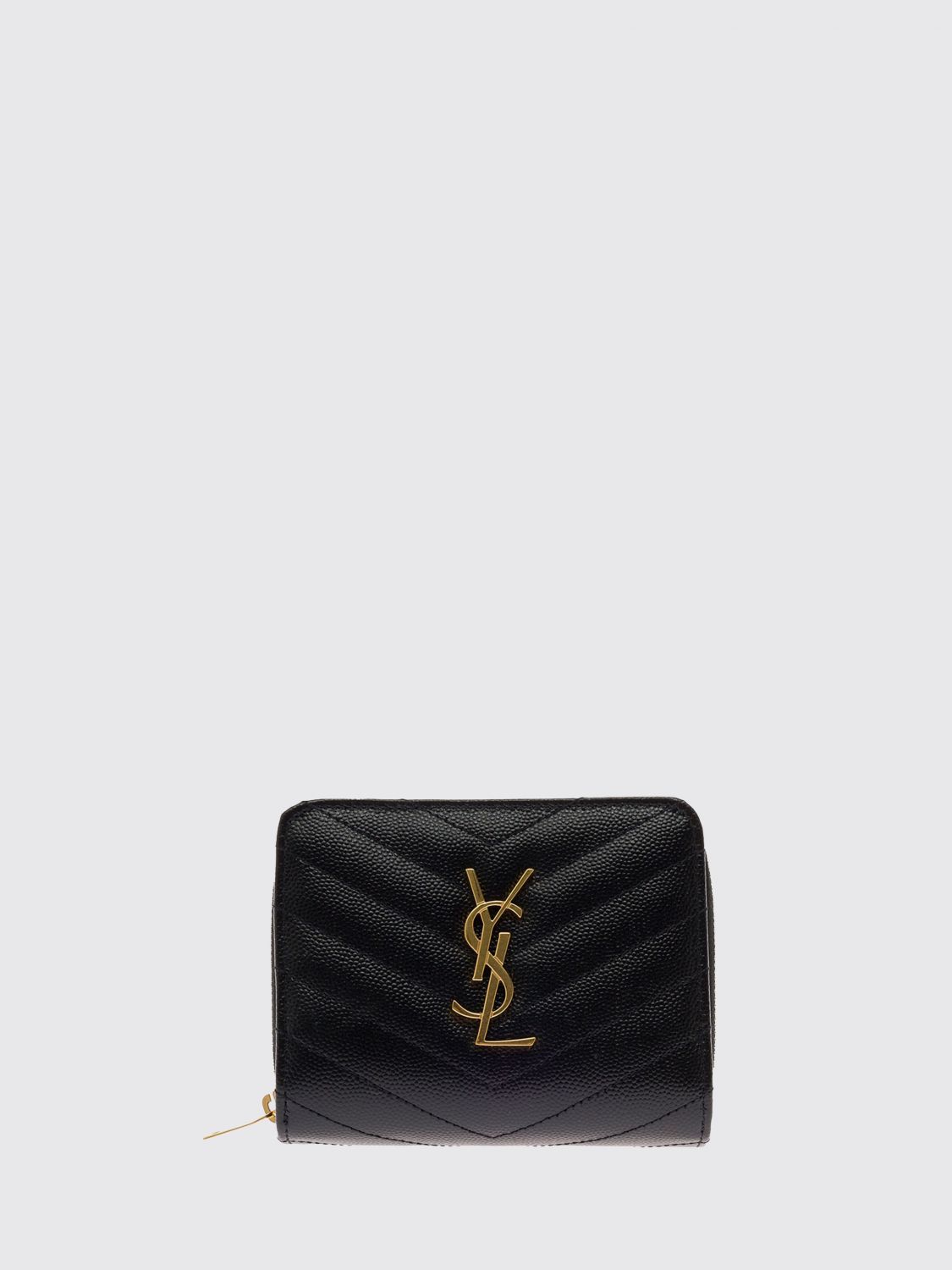 cassandre bifold zip wallet in grain de poudre leather
