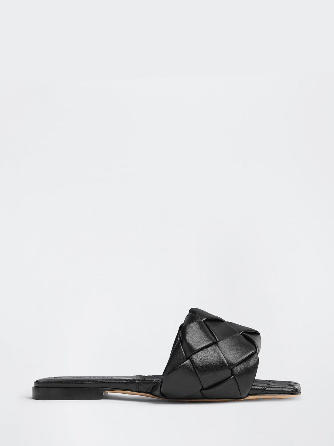 BOTTEGA VENETA 35 lido woven nappa leather mule sandals with low heel