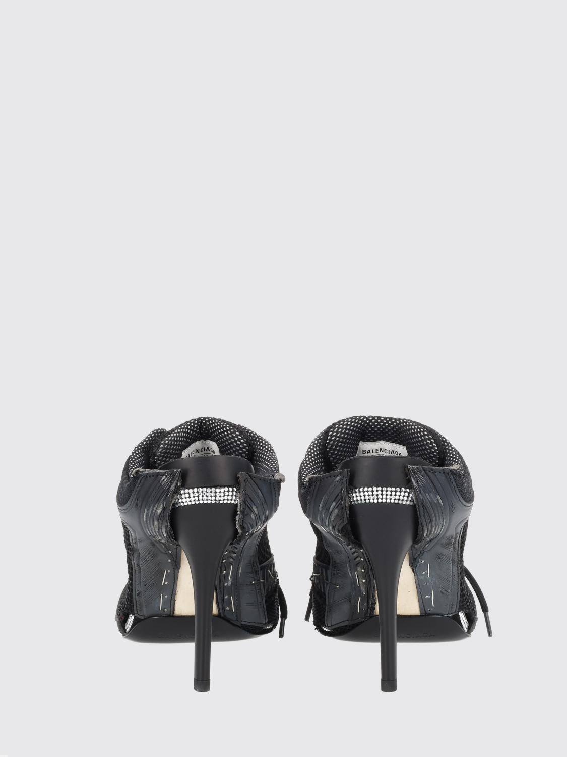 stapler mesh mules with mid stiletto heel